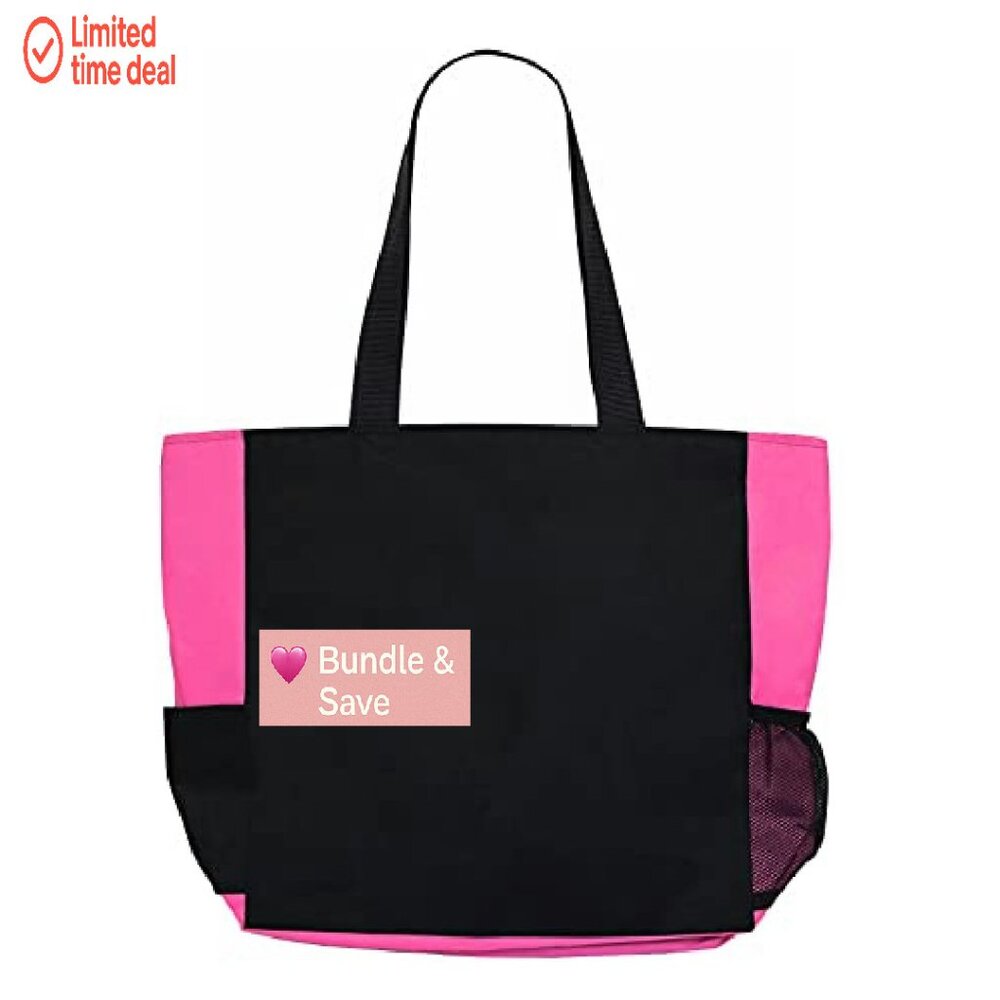 Large Durable Polyester Tote Bag With Multiple Po… - image 3